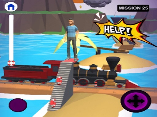 Tsunami Escape Simulation game cover