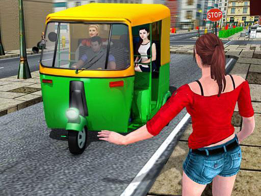 Public Tricycle Rickshaw Driver game cover