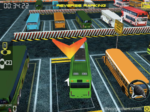 Bus Parking 3D Online game cover